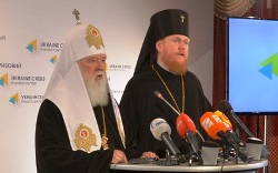 В Українському кризовому медіа центрі відбулась прес-конференція за участю патріарха Філарета